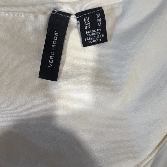 VERO MODA‎ Ivory Sleeveless Bodysuit (M) - Picture 7 of 9